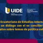 ceei uide dialogo ex canciller mauricio montalvo