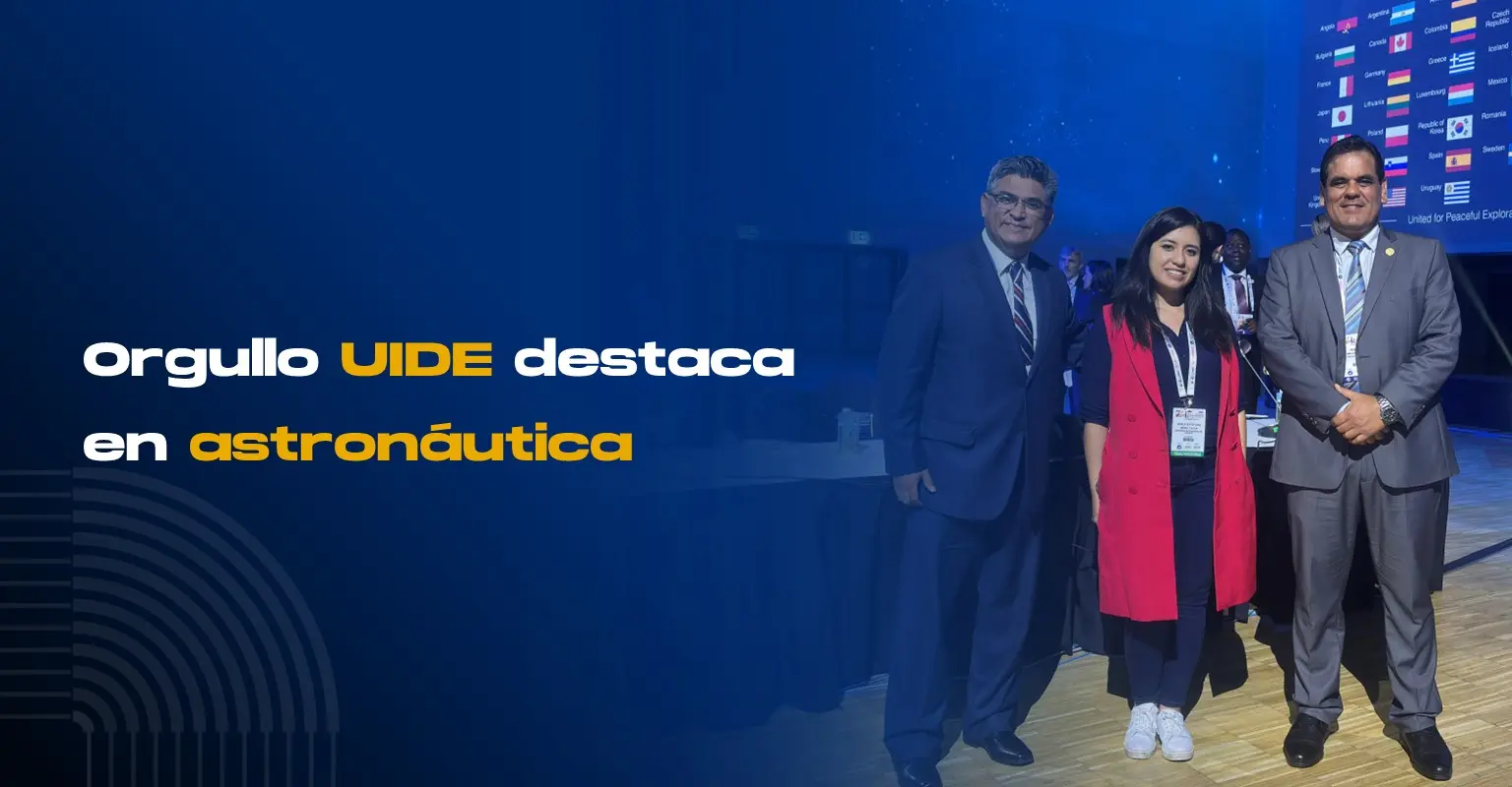 Orgullo UIDE destaca en Astronáutica