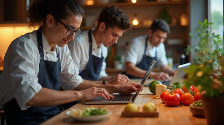 educación culinaria virtual